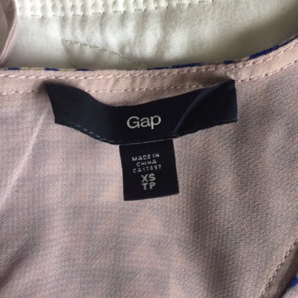 Blue and Purple GAP tank top - Size X-Small - Picture 2 of 3